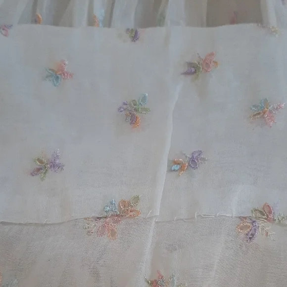 VINTAGE 1950's Midi Crepe Dress HAND STITCHED - Picture 3 of 9